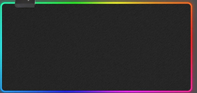 LED Light Mousepad RGB Keyboard Cover Desk-Mat Colorful Surface Mouse Pad Waterproof Multi-Size World Computer Gamer CS Dota